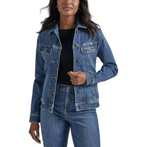Women’s Legendary Rider Denim Jacket Long Sleeves With Front Pockets Standout